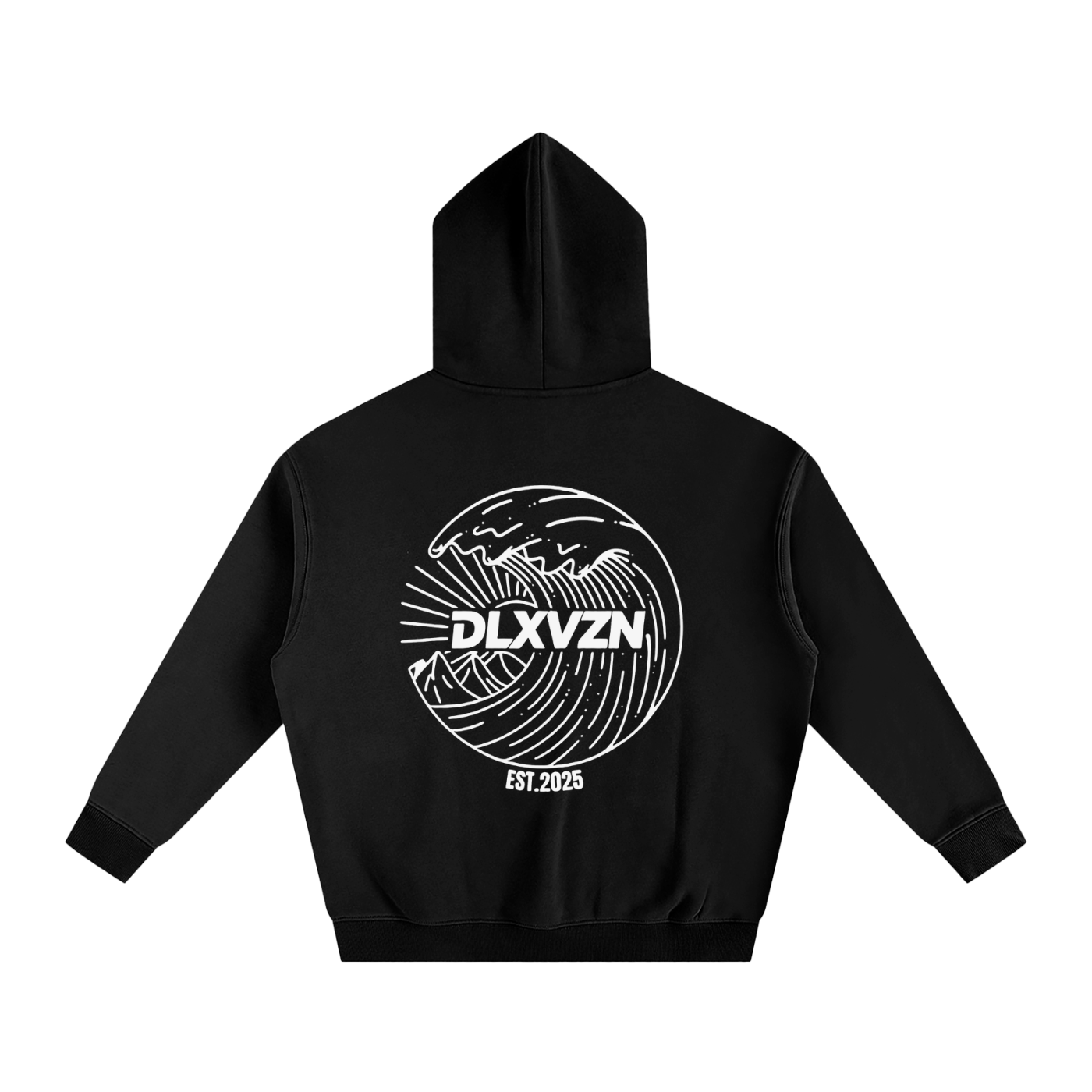 'DISRUPT THE ORDINARY' Oversize Fleeced Hoodie
