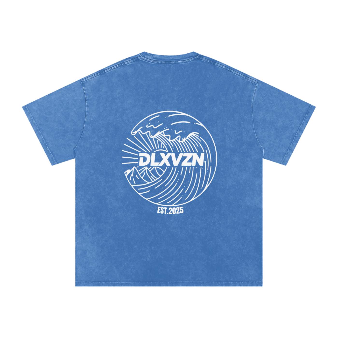 'DISRUPT THE ORDINARY' Snow Washed Oversized Cotton T-Shirt