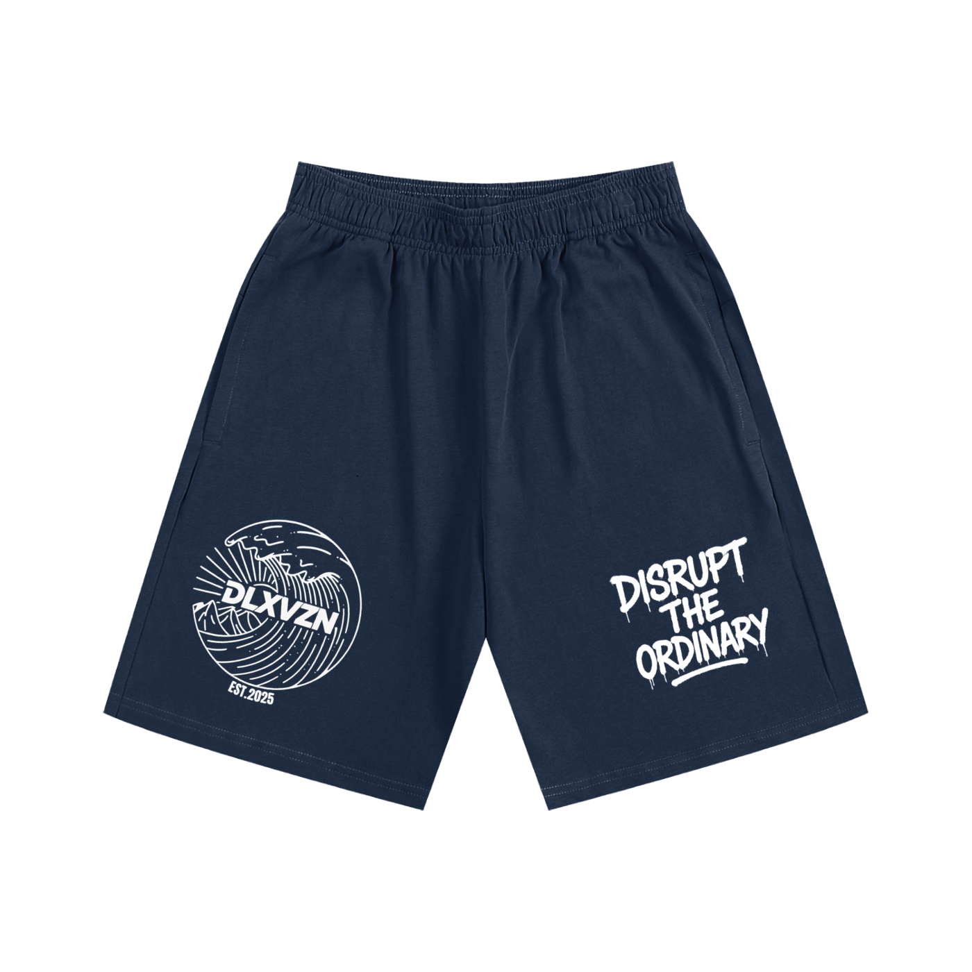 'DISRUPT THE ORDINARY' Essential Heavyweight Cotton Shorts