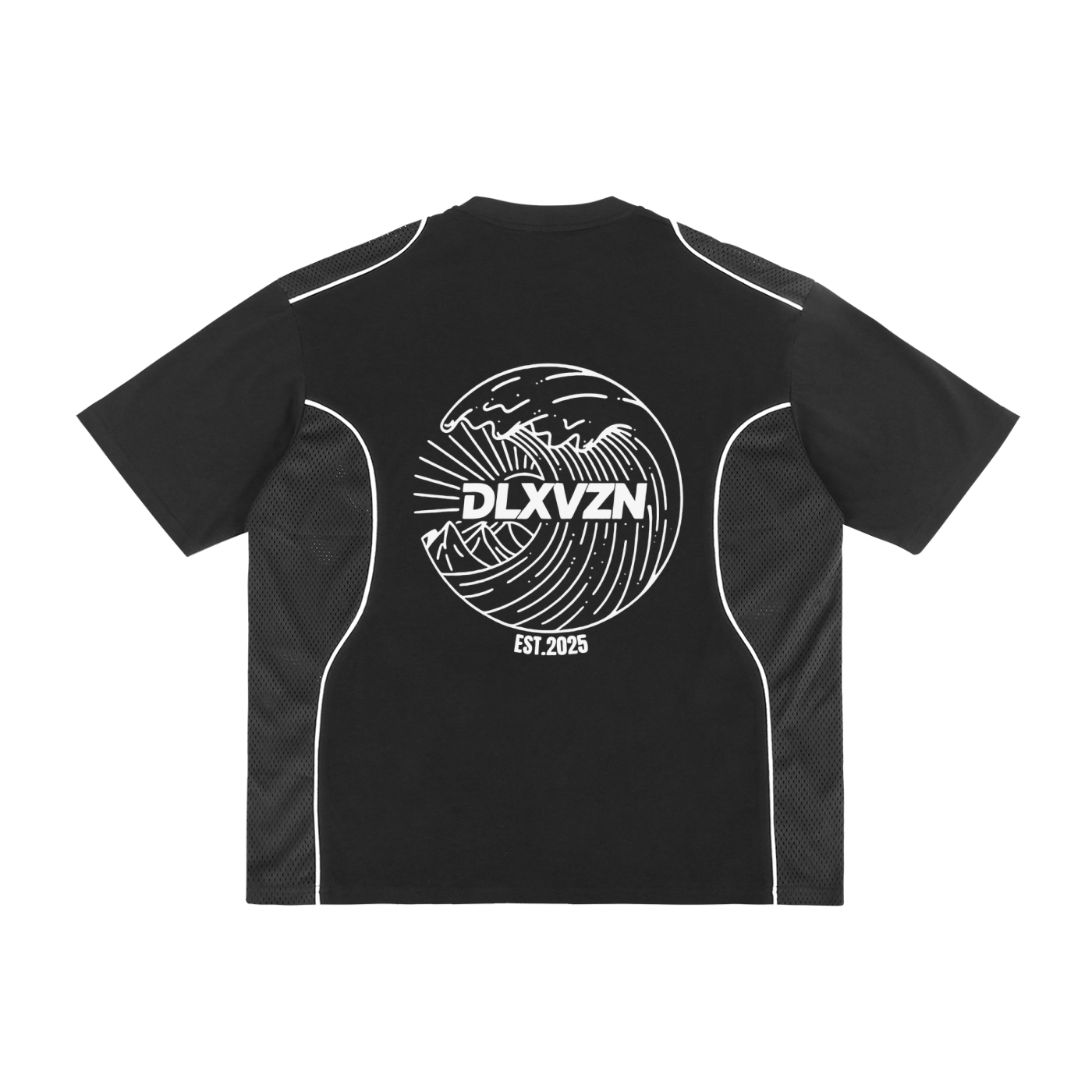 'DISRUPT THE ORDINARY' Contrast Piped Panel T-Shirt