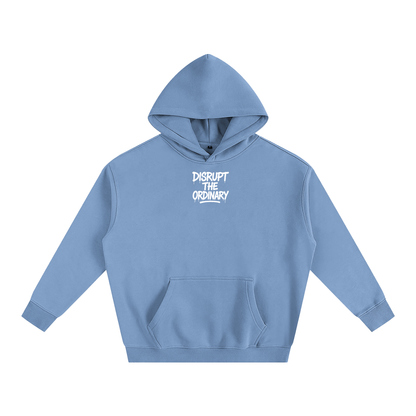 'DISRUPT THE ORDINARY' Oversize Fleeced Hoodie