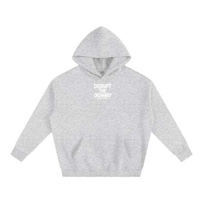 'DISRUPT THE ORDINARY' Oversize Fleeced Hoodie