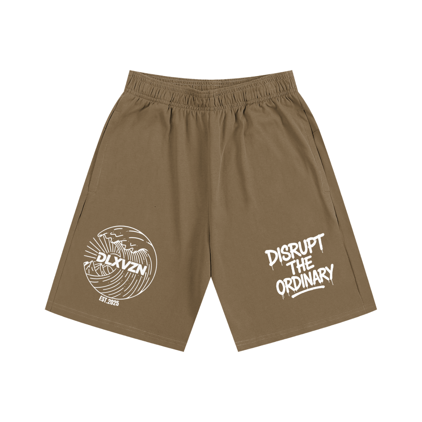 'DISRUPT THE ORDINARY' Essential Heavyweight Cotton Shorts