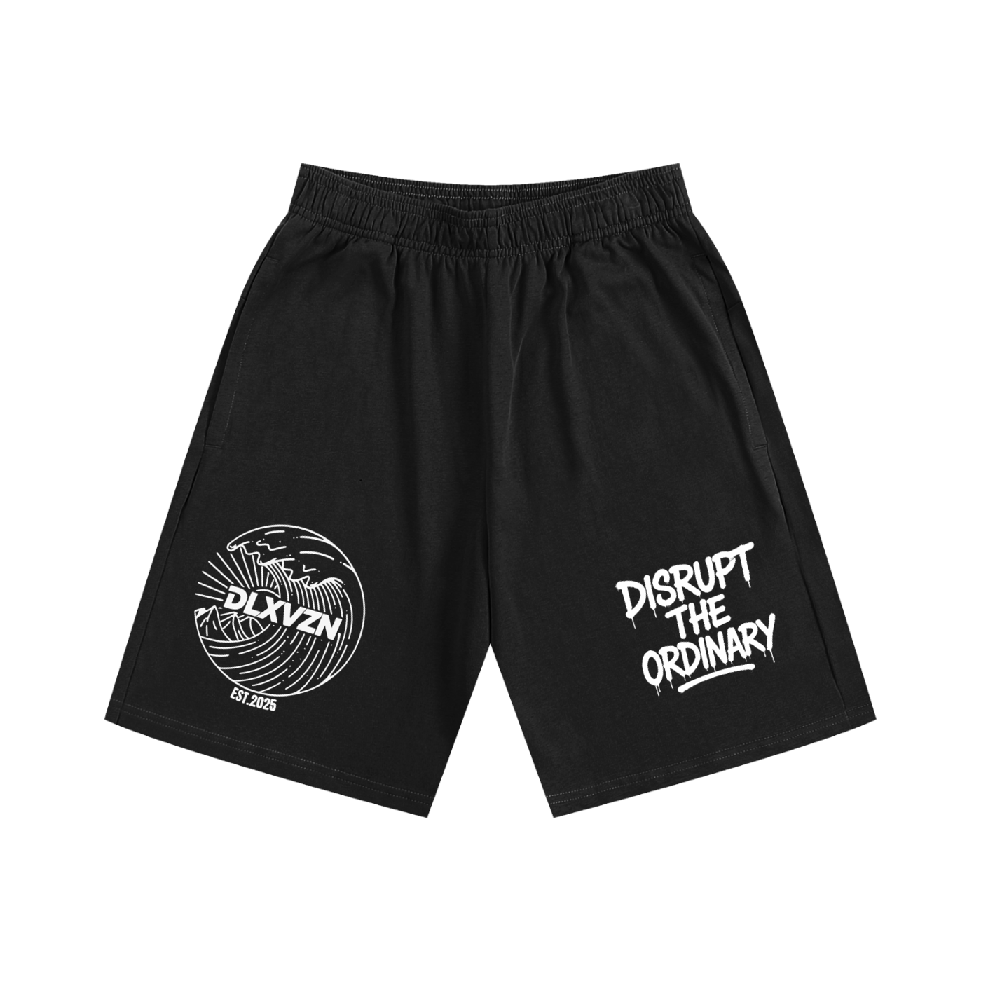 'DISRUPT THE ORDINARY' Essential Heavyweight Cotton Shorts