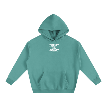 'DISRUPT THE ORDINARY' Oversize Fleeced Hoodie