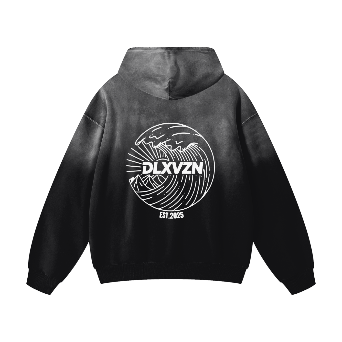 'DISRUPT THE ORDINARY' Heavyweight Sunfade Oversized Hoodie