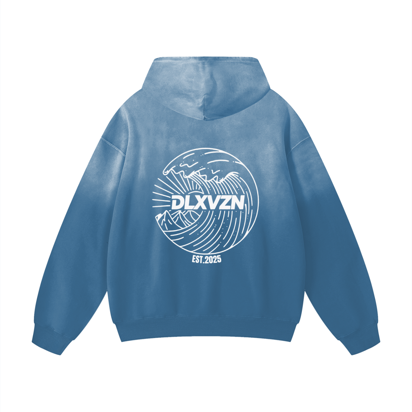 'DISRUPT THE ORDINARY' Heavyweight Sunfade Oversized Hoodie