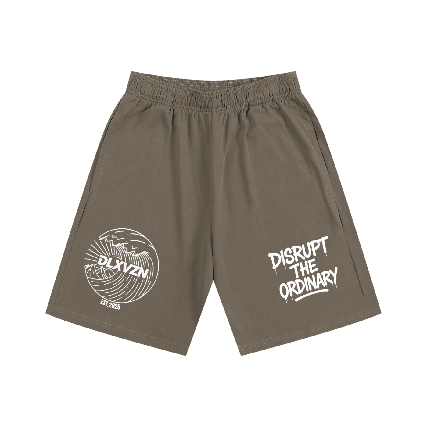 'DISRUPT THE ORDINARY' Essential Heavyweight Cotton Shorts