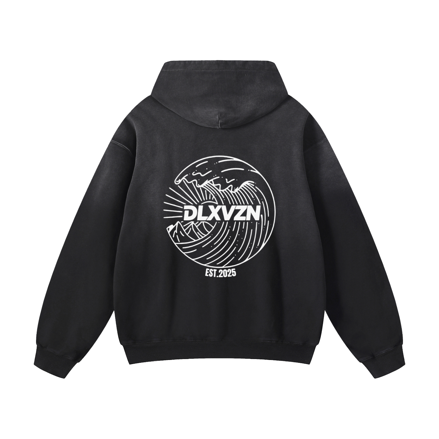 'DISRUPT THE ORDINARY' Heavyweight Sunfade Oversized Hoodie