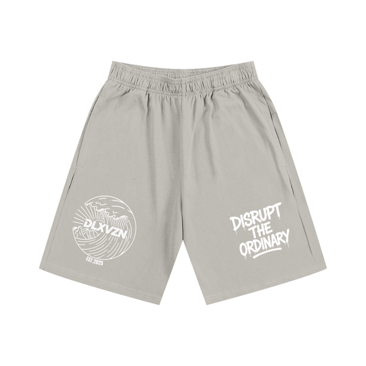'DISRUPT THE ORDINARY' Essential Heavyweight Cotton Shorts