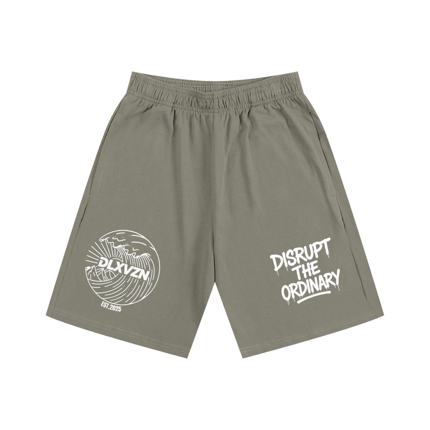 'DISRUPT THE ORDINARY' Essential Heavyweight Cotton Shorts