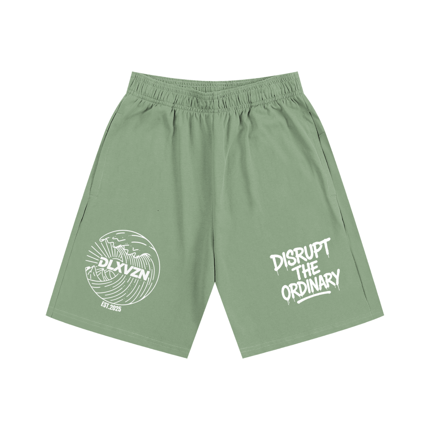 'DISRUPT THE ORDINARY' Essential Heavyweight Cotton Shorts