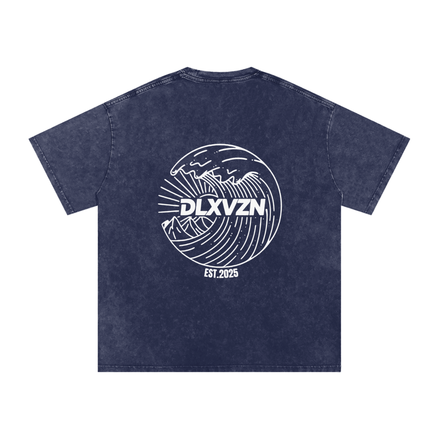 'DISRUPT THE ORDINARY' Snow Washed Oversized Cotton T-Shirt