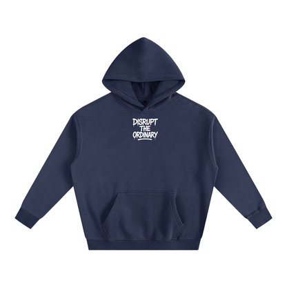'DISRUPT THE ORDINARY' Oversize Fleeced Hoodie